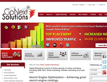 Tablet Screenshot of gonextsolutions.com